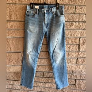 Gap Men’s Straight Leg Jeans 30x30 Medium Blue Wash Denim